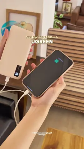 Ugreen – sạc dự phòng 20.000mAh, sạc nhanh 22.5W, nhỏ gọn, tiện lợi – quá xứng đáng trong balo bạn!  #sacduphong20000mah #sacduphong #ugreen #ugreenvietnam #fyp #xuhuong #unboxing #affiliate 
