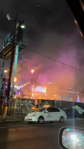 Only in LA homeless outside and rave inside  #fyp #fypシ゚viral #losangeles #rave 