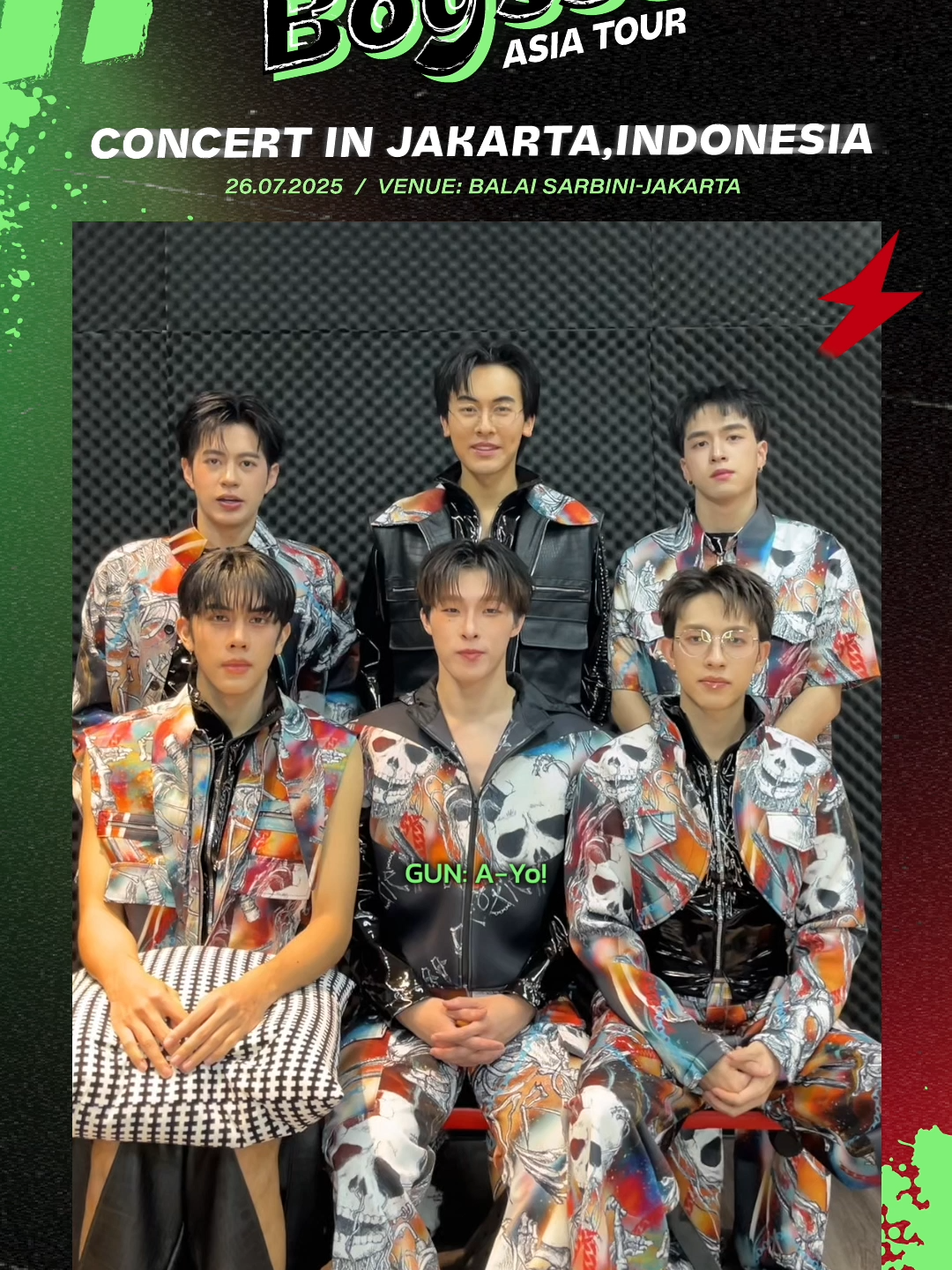 PROXIE mau dateng nih ke Jakarta! 🎉 Siapin suara teriakan kalian ya! Kita bakal bawa show gokil buat kalian semua! 🔥 Belum punya tiket? Langsung sikat di sini: https://www.ticketmelon.com/Leaydodee/helloboysssinjakarta Ketemu di Balai Sarbini, 26 Juli ya~ 👀💓 _______ PROXIE is coming, Jakarta! 🎉 เตรียมเสียงกรี๊ดให้พร้อม! เพราะพวกเราจะขนโชว์สนุกๆ ไปเสิร์ฟถึงที่ 🔥 ใครยังไม่มีบัตร รีบกดเลย https://www.ticketmelon.com/Leaydodee/helloboysssinjakarta เจอกันแบบตัวเป็นๆ 26 กรกฎาคมนี้ ที่ Balai Sarbini~ 👀💓 _______ PROXIE is coming, Jakarta! 🎉 Get your screams ready! We’re bringing a awesome show just for you! 🔥 If you don’t have your ticket yet, grab it now: https://www.ticketmelon.com/Leaydodee/helloboysssinjakarta See you on July 26th at Balai Sarbini~ 👀💓 🏷 TICKET PRICE: IDR2,600,000 / IDR2,300,000 / IDR1,300,000 / IDR850,000 / IDR330,000 🗓 SHOW DATE: 26 JULY 2025 🎟 SHOW TIME: 7PM 📍 VENUE: BALAI SARBINI-JAKARTA #HelloBoysssAsiaTour #HelloBoysssinJakarta #LeayDoDee #ThePaseoHelloBoysss #PROXIEth