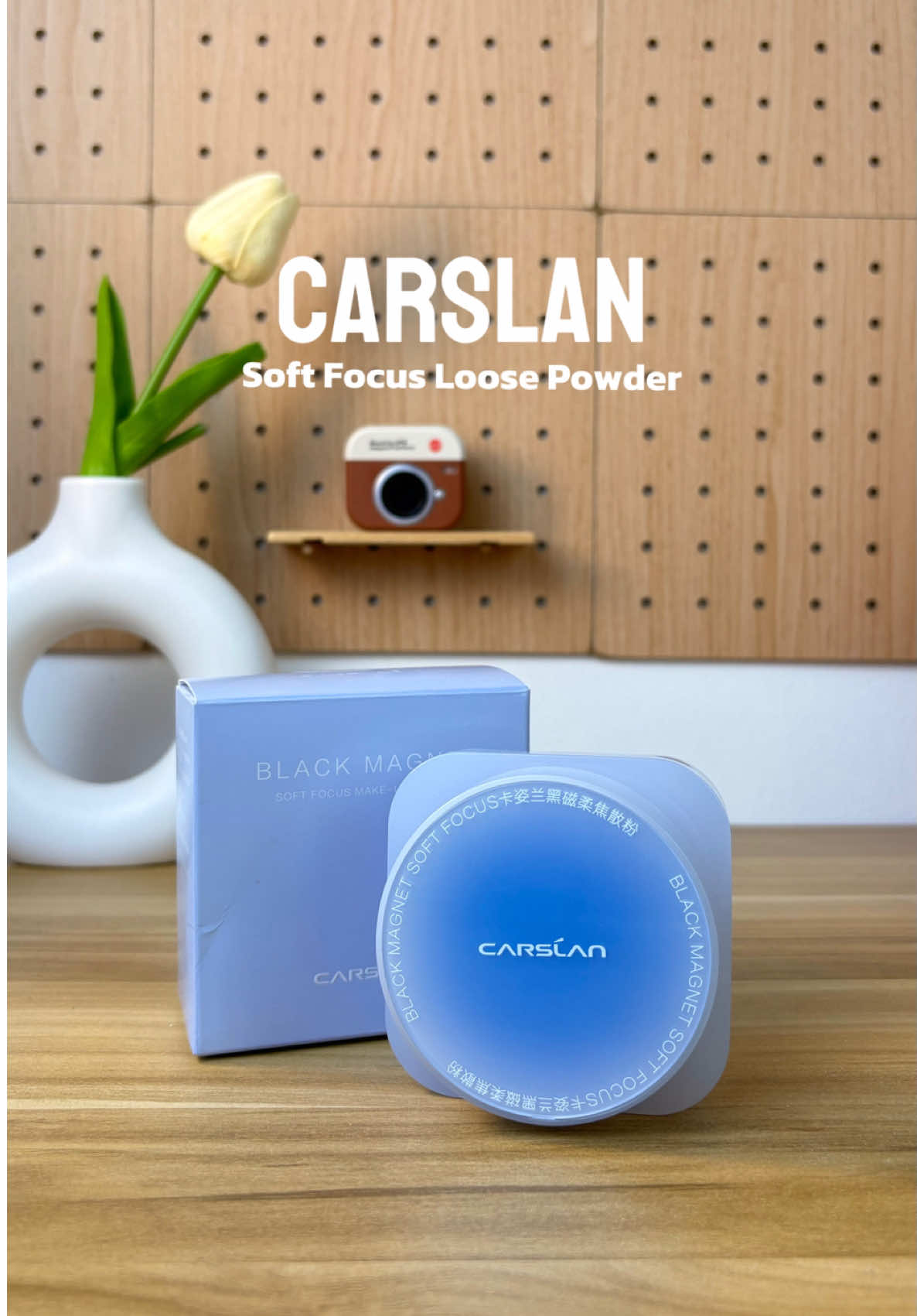 Oily skin will love this loose powder ❀࿐  #CARSLAN #carslanmy #carslanpowder #bedakviral #settingpowder #sweatproof #waterproof #makeup 