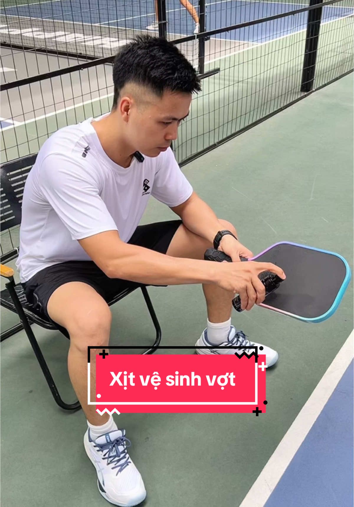 Chai xịt vệ sinh mặt vợt pickleball #phukienpickleball #chaixitmatvotpickleball #vesinhmatvotpickleball #pickleball 