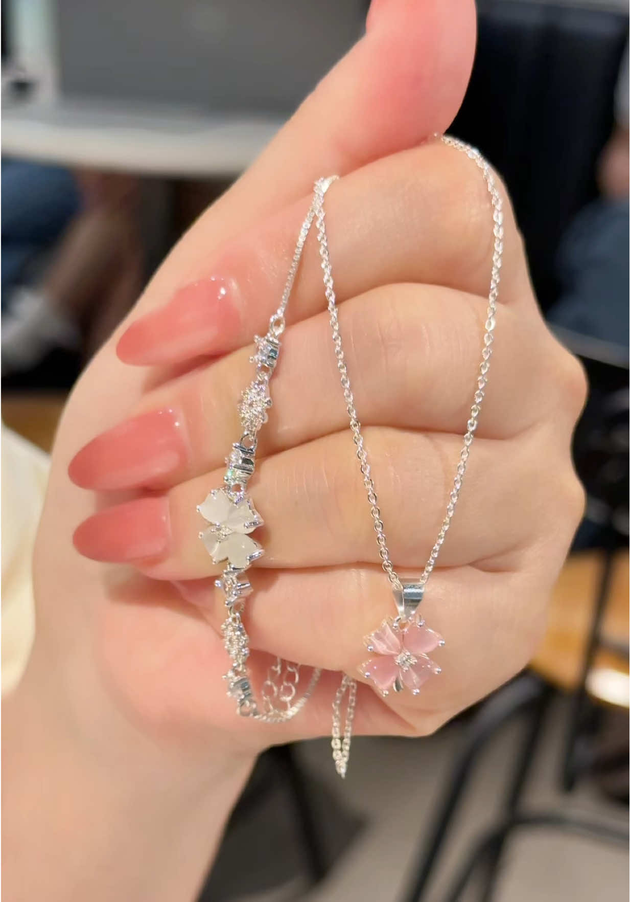 Bộ đôi vòng tay vòng cổ #tiktokshop #trangsuc #vongtay #vongco  