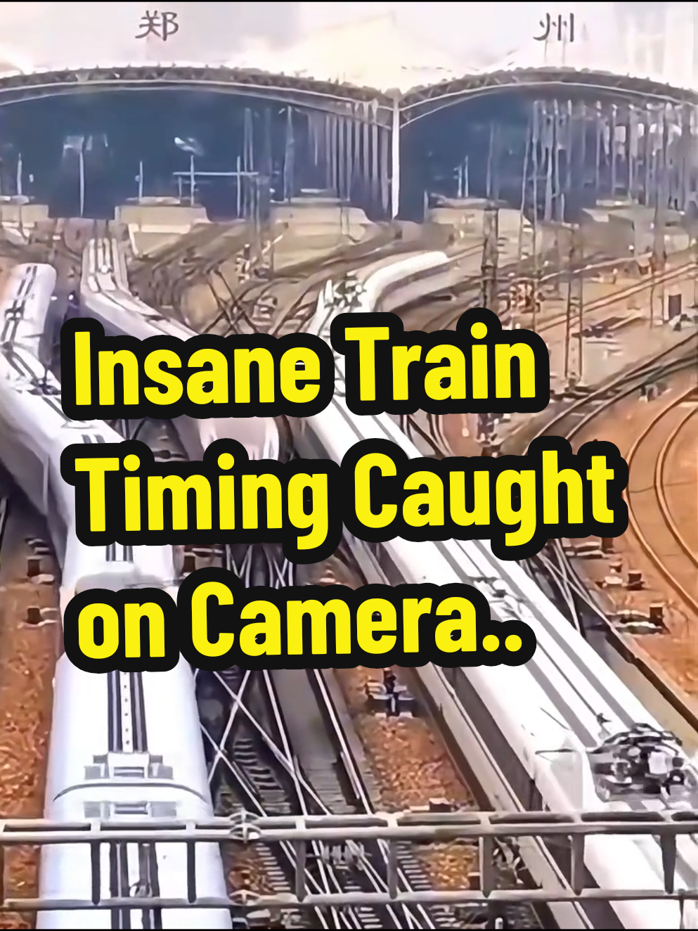 A breathtaking moment unfolds as multiple high-speed trains appear to be on a collision course, but what happens next will leave you stunned. Through expert coordination and flawless track switching, what seemed like a disaster turns into a jaw-dropping display of precision. Don’t blink or you might miss the genius! #TrainSwitching #CloseCall #MindBlown #PerfectTiming #EngineeringMarvel #TrainVideo