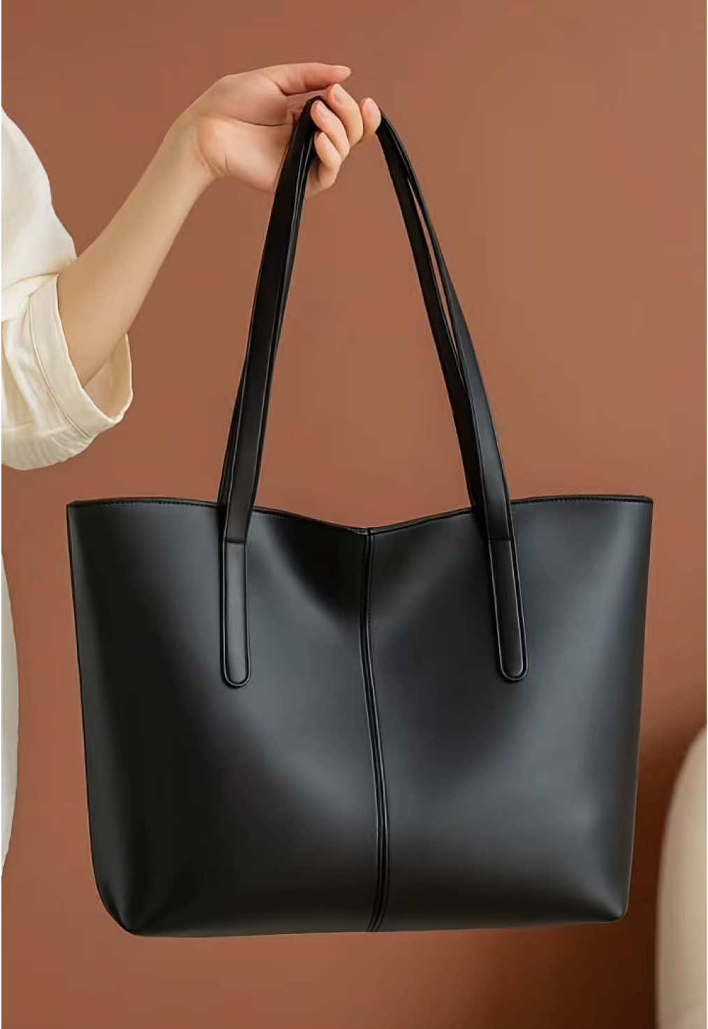 TATEBAG Simpel Elegan | Tas Kerja Kuliah Wanita, Model Kekinian Bahan Kulit  #taswanita #rekomendasitas #tasselempang #tasbahu #totebag #fyp 