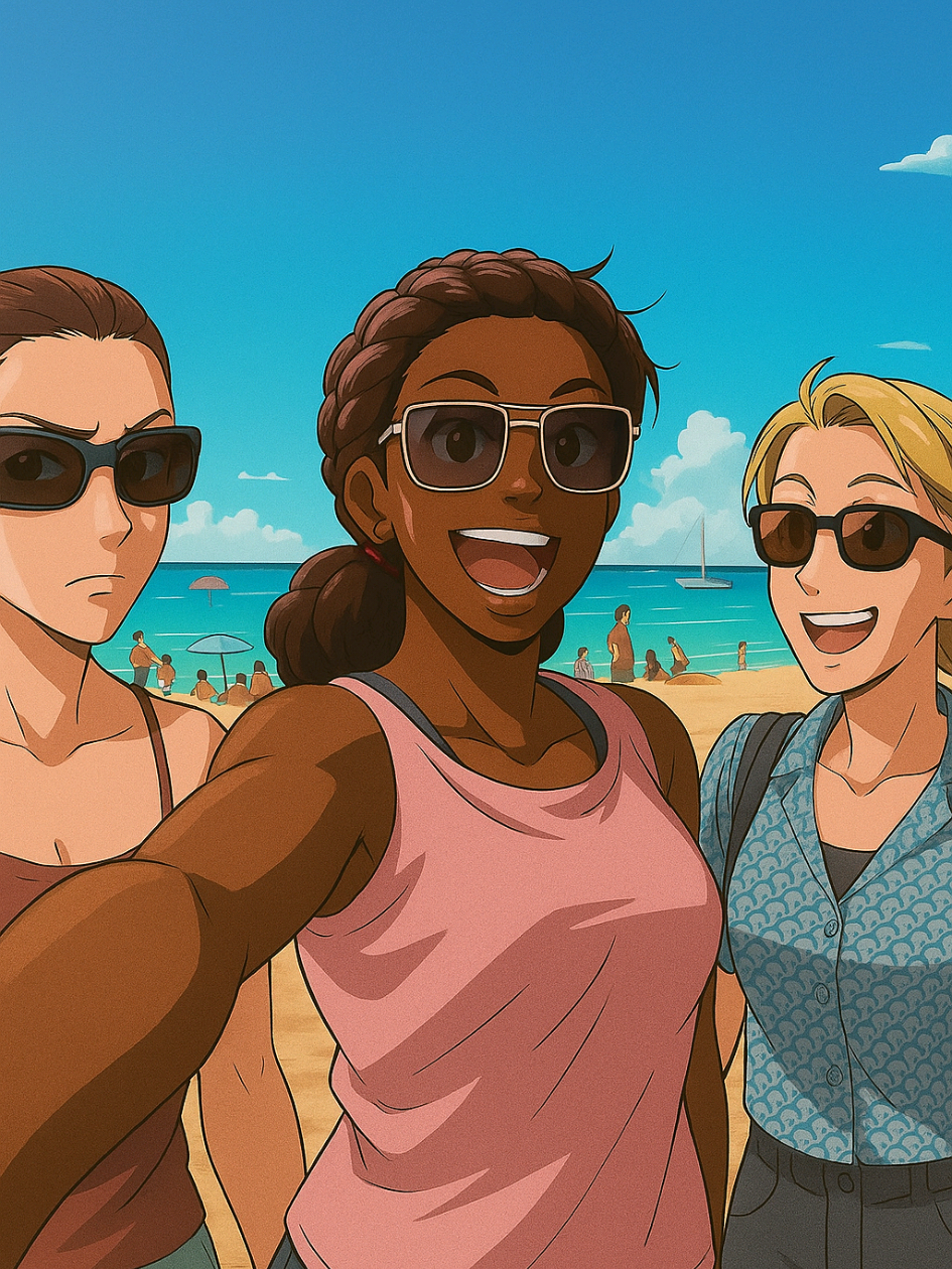 Les vacances c'est aussi parfois de superbes rencontres. 💕 Je suis tellement ravie d'avoir partager cette semaine avec vous et me manquez déjà beaucoup.  🫶 #CapCut @christ elle @Aïssatou BA 