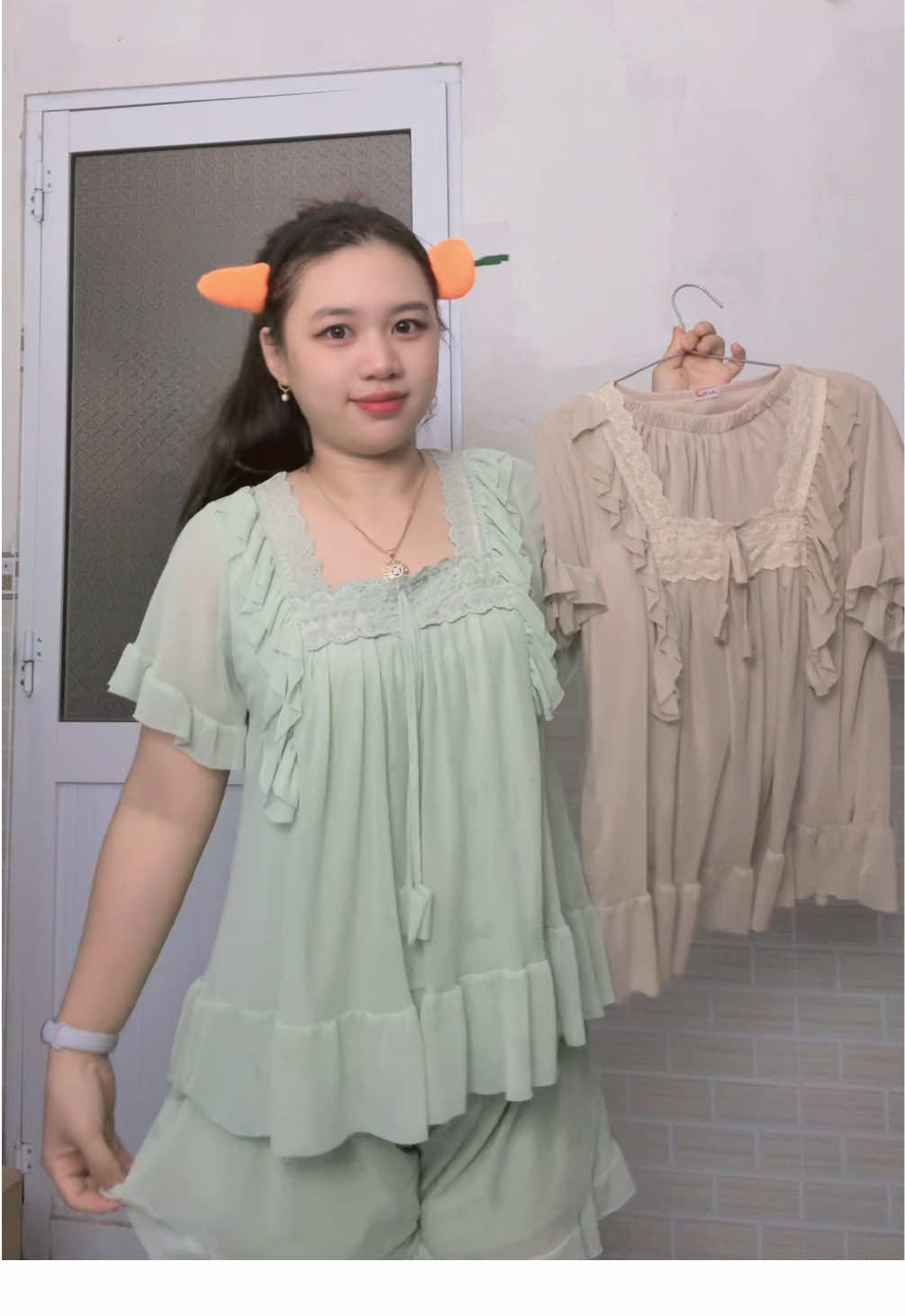 Đồ bộ tiểu thư gì chưa người đẹp ơi #myuotfit 