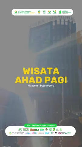 SAPa Ngasem hadir di Car Free Day bersama BMT NU Ngasem x Kecamatan Ngasem! 🚶‍♂️🚴‍♀️ Pagi bebas kendaraan, penuh energi, silaturahmi, dan semangat lokal 🤗✨ UMKM bangkit, masyarakat sehat  Ngasem berdaya, Ngasem bahagia 💚 📍 Gedung Holding Koperasi BMT NU Ngasem Group 🗓️ Ahad Legi, 13 Juli 2025 ⏰ Mulai pukul 05.30 WIB – selesai Ayo ramaikan SAPa Ngasem! Jalan sehat ✔ Belanja UMKM ✔ Silaturahmi hangat ✔ Pagi kamu pasti lebih bermakna! ✨ #SAPaNgasem #CFDNgasem #BMTNUNgasem #NgasemAktif #UMKMBerdaya 