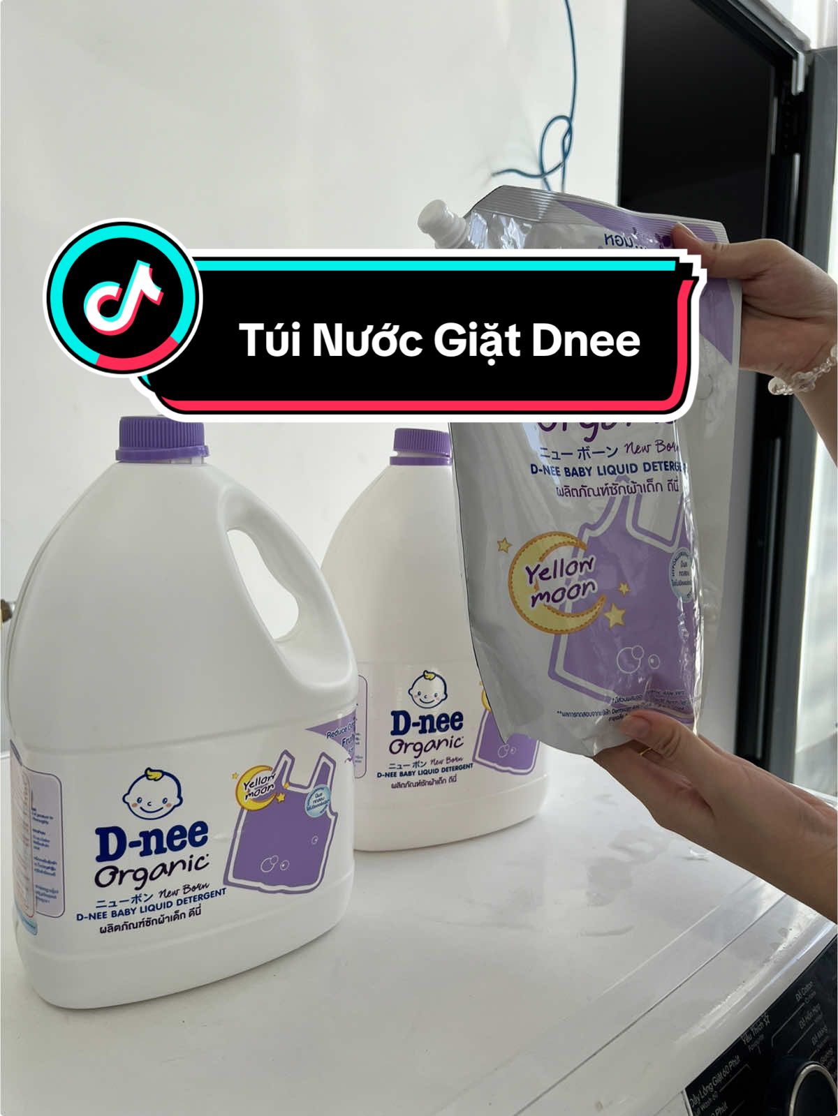 Chân ái cho mấy mom nào đang tìm nước giặt xả 2 trong 1 cho bé nha. #nuocgiatxa #dneethailand #dneetimthomdiu #lavender #mevabe #xuhuong 