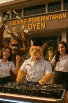 DJ OYEN ft Pak Joni sama dengan gak ada obat 😎  #OyenJoget #ASNBeraksi #DJOyen #PecahBanget #GoyangDangdut #LucuBanget #KucingOren #KucingLucuIndonesia #GedungPemerintahanOyen #FYPIndonesia #KomediAI #OyenGoyang #PNSLucu #KontenAI #PecahAbis #ViralTikTok 