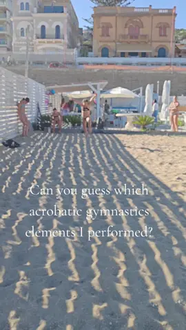 le azioni in questo video sono eseguite da professionisti non imitare!#gymnastic #Summer #GymTok #beachvibes #acrobatics #fyp #viral #gym 