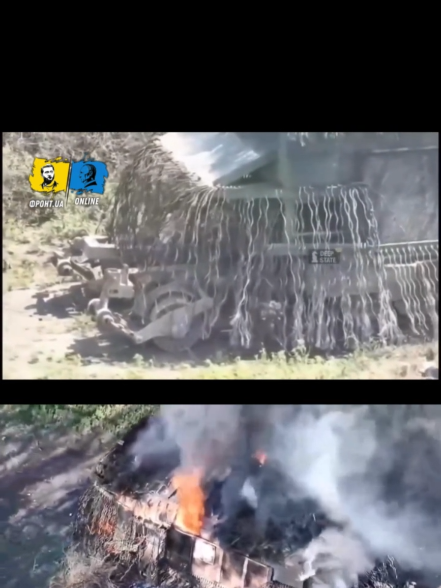 🤯 На знищення «танку-жахливості» окупантів пішло 60 FPV-дронів. Машина була вся обліплена захистом від дронів: гратами, сітками, екранами, як броненосець із пекла.#танк #fpv #зсу #україна #рекомендації #українськийтікток 