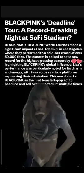 LISA CHARMS SOFI STADIUM #DEADLINEinLA_LISA  #BLACKPINK_DEADLINE #lalisa #lisa 