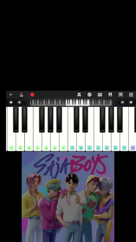 coba pake song ah my little soda pop🥤#Notmudah #kpopdemonhunters #perfectpianoapp#melody #sodapop#fyp 