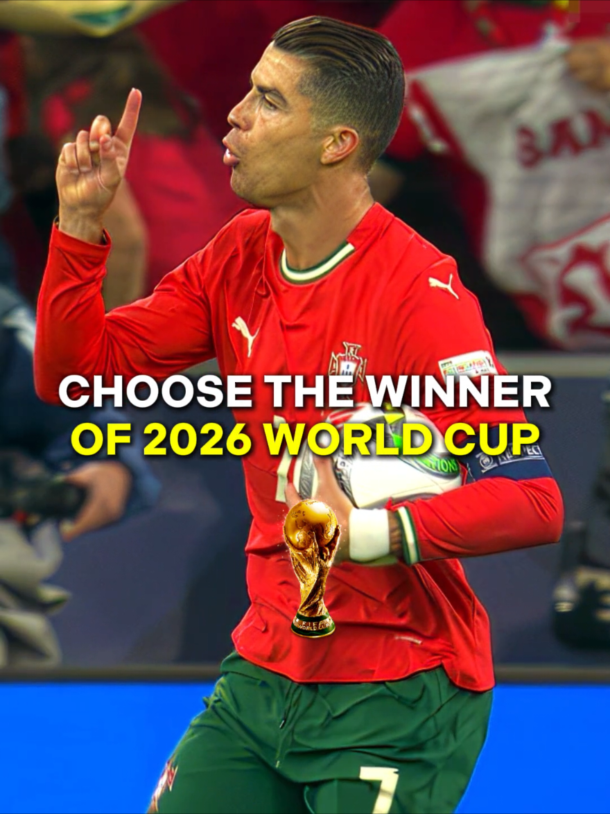 Who Will Win 2026 World Cup 🤔? |#fyp #footballtiktok #worldcup #ronaldo #goat #messi #viral #football 