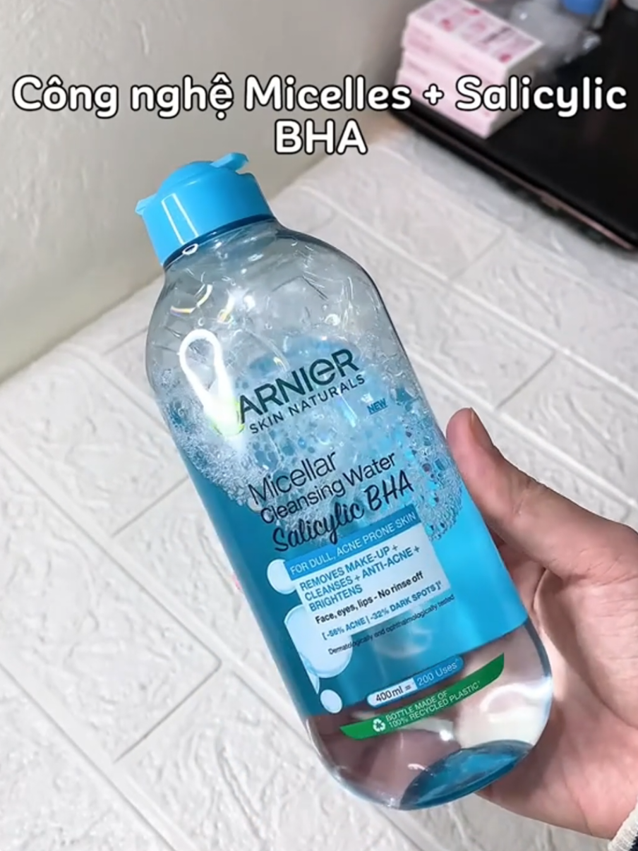 Chai to nhiều dùng lâu thích lắm #garnier #garnier_vn #goclamdep #reviewlamdep #muataitiktokshop #taytrang #nuoctaytrang #taytranggarnier 