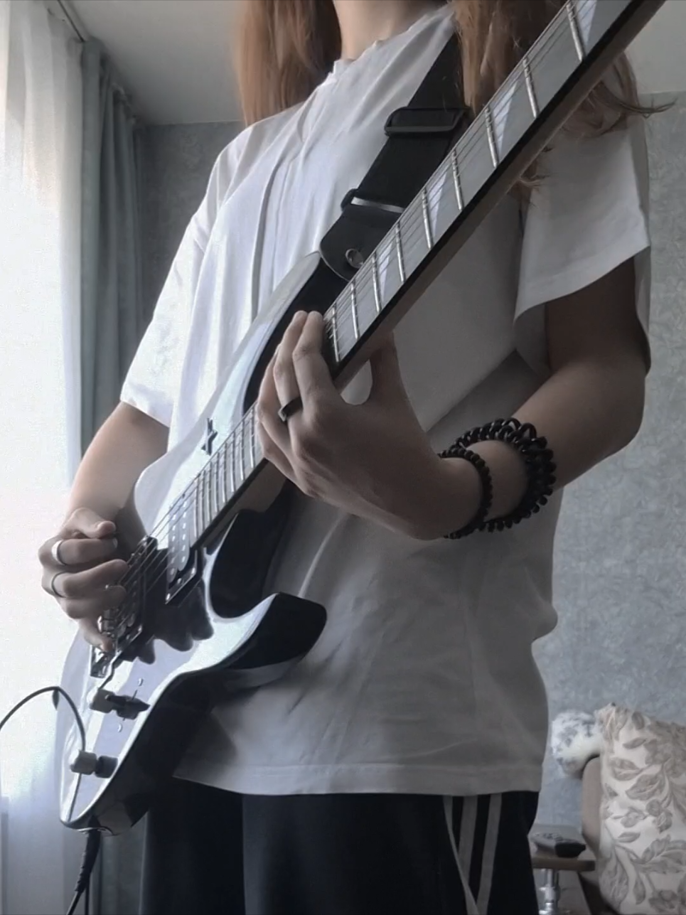 square hammer  🖤 #fypシ #ghostband #guitarcover #sodoghoul #ghost #electricguitarcover #electricguitar #phantomghoul #ghoul #guitar #papaiv #ghostconcert 