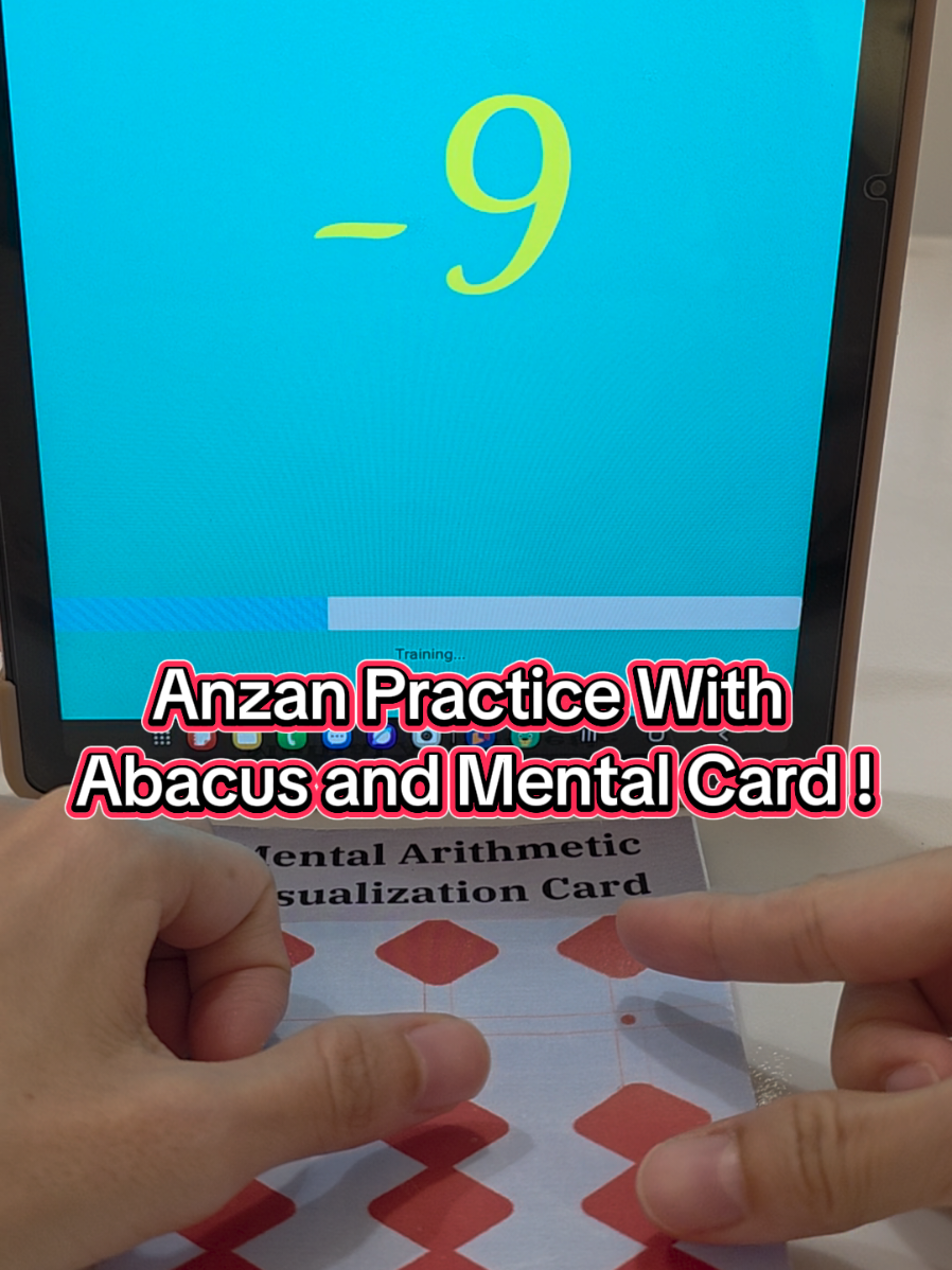 Level up! 🚀 From the physical abacus to the mental challenge card. This is where calculation becomes an instinct. Watch the brain get its daily workout! 🧠⚡ This is Anzan (暗算) in action! It's a powerful two-step process for building incredible mental math skills.  ✨️ The Abacus: First, the physical abacus helps create a strong mental picture of numbers and calculations. Each bead's movement builds a solid foundation.  💫 The Arithmetic Card: Then, flashcards are used to challenge that mental abacus. It pushes for speed, accuracy, and sharpens visualization until the calculations are instantaneous. This method does more than just teach math; it enhances focus, boosts memory, and develops a photographic sense for numbers. . . #Anzan #MentalArithmetic #Abacus #Flashcards #AbacusMath #MentalAbacus #SpeedMath #BrainTraining #CognitiveSkills #NumberSense #LearningTools #EdTech #ParentingHacks #ChildDevelopment #FocusAndConcentration #MemoryBoost #Visualization #MathForKids #SmartKids #educationalreels #fyp #teachersoftiktok 