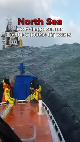 Most dangerous sea in the world | 50k $ for a month🥶#dangerous #northsea #bigwaves 