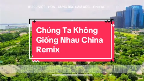 Chúng ta không giống nhau china remix #chungtakhonggiongnhau #vietmix #nhachay 