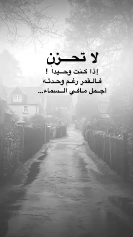 #اقتباسات من الحياة ، لا تحزن  إذا كنت وحيداً ..! فالقمر رغم وحدته  أجمل مافي السماء…#كلمات_من_القلب #اكسبلورexplore #saasa88 #fypシ 