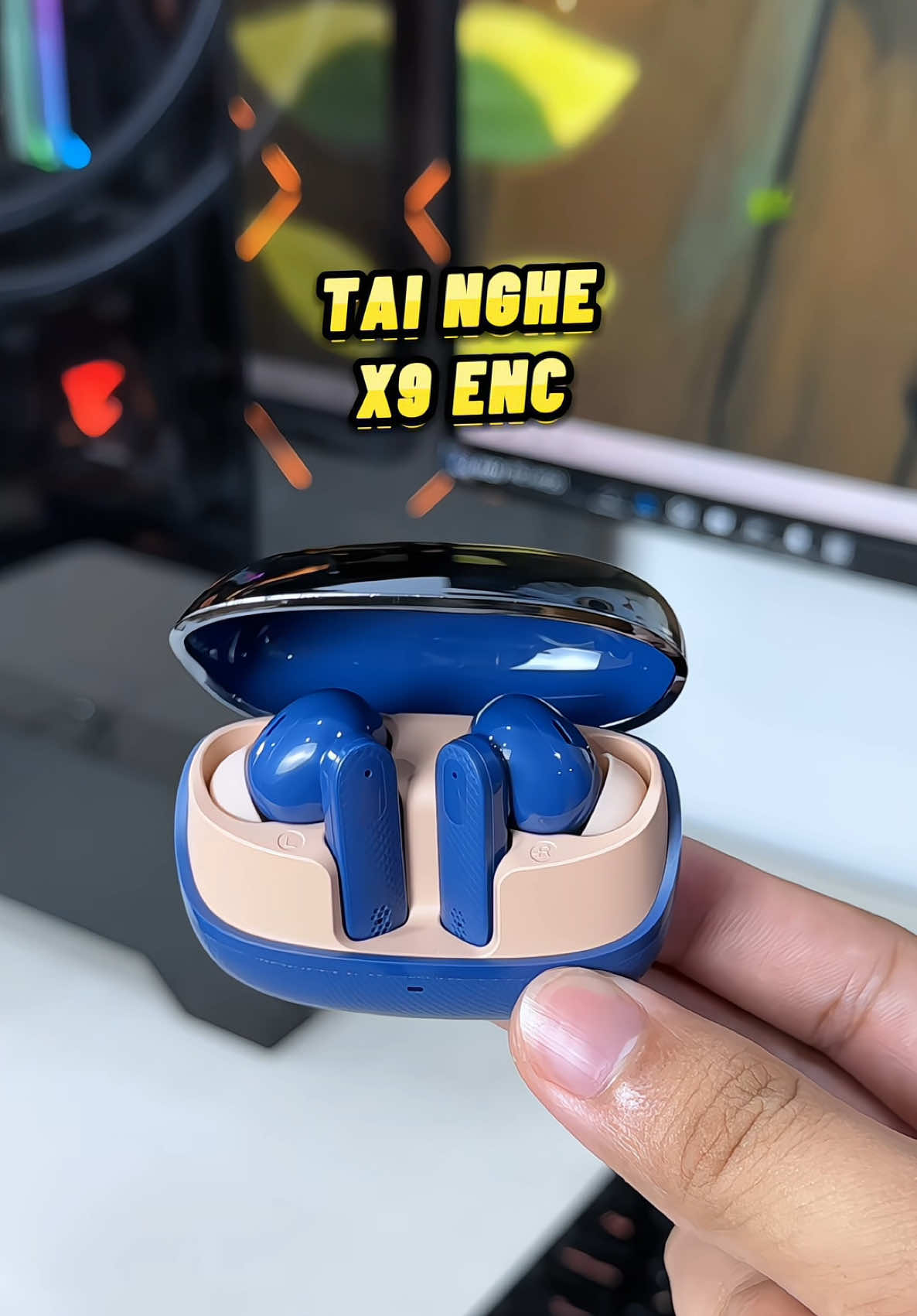 Tai nghe bluetooth X9 ENC #viral #fyp #docongnghe #phukiendienthoai #tainghe #tainghebluetooth #tainghex9 