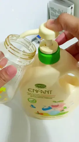 ขจัดขราบมันและโปรตีนได้หมดจด #ป้ายยา #น้ํายาทําความสะอาด #ขวดนม #อองฟองต์ #enfant #ของใช้เด็กอ่อน #แม่เตรียมคลอด #แม่หลังคลอด 