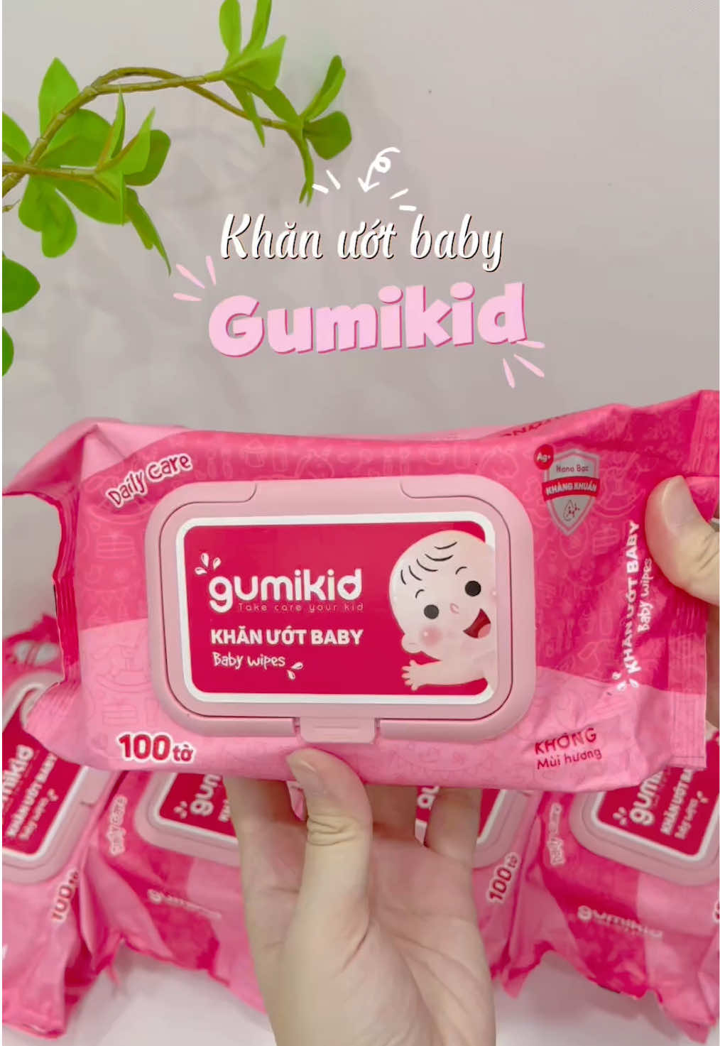 Khăn ướt Gumikid dùng trong gia đình và dùng cho bé được. An toàn và tiện lợi. #mevabe #khanuot #khanuotkhongmui #khanuotgumi #khanuotgumikid #gumikid #mebetik 