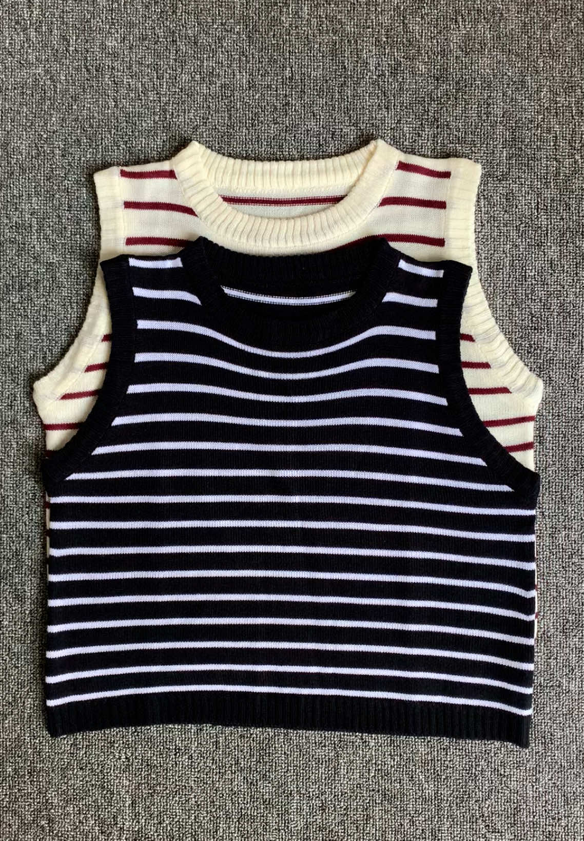 Recomendasi tank top crop stripe sebagus ini cuma di bawah 35K #tanktop #atasanwanita #foryou #tanktopcrop #tanktopmurah #wibgajian #koreanstyle 