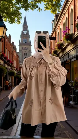 Atasan wanita dariska blouse bordir linen rani #atasanlenganpanjang 