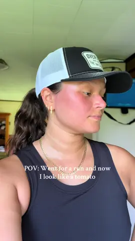 Post run glow? Never heard of it #Running #tomato #foryou #funny 