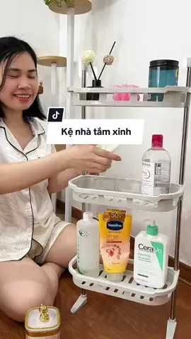 Kệ nhà tắm nhà vệ sinh 3 tầng chắc chắn tiện dụng. #kenhatam #kededonhatam #xuhuong #dinday