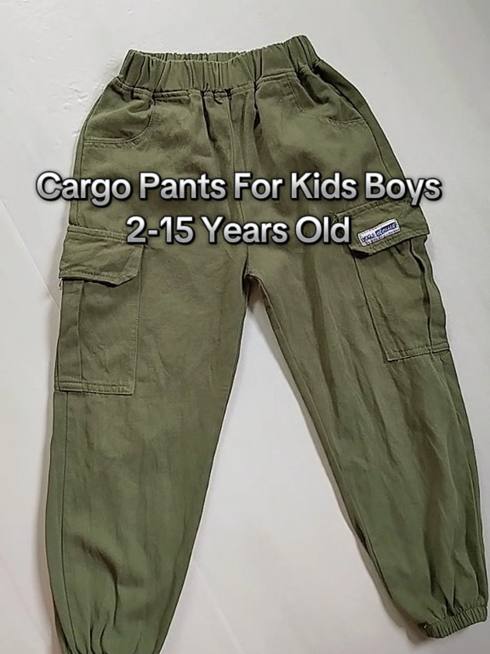 Cargo Pants Soft Denim for Kids Boy 2-15 Years Old. #kidspants #kidsootd #kidswear #Kids 