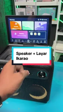 Speaker Portable + Layar dari Ikarao  #fyp #speakerbluetooh #speakerlayar #wibgajian #paydaysale #speakerkaraoke #speakerportable #speakerbluetooth #speaker #ikarao 