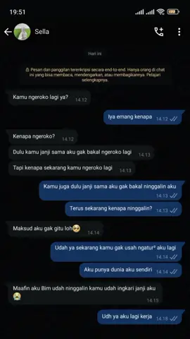 lebih baik skrng kita asing gausah  saling kenal apalagi sampe bertegur sapa, skrng kamu cari aja cowo yg lebih dari aku karna aku jauh dari kata sempurna klo gitu aku pamit see you:) #chats #chatstory  #setorywa #fyppppppppppppppppppppppp  #fytpシ #tiktokfypage 