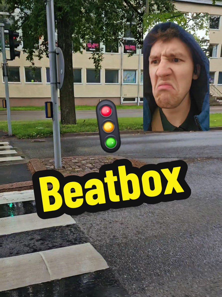 Traffic lights in Finland go crazy 🔥  #beatbox #finland #fyp #foryou #foryoupage