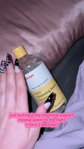 SERIOUSLY have you tried this stuff?? my holy grail especially when i get lazy and don’t wanna take my makeup off properly this works SO GOOD  #manyo #manyomicellarwater #manyocleansingwater #koreanskincare #kbeauty #skincarerecommendations #smallcreator #tiktokshopaffiliate #imobsessed 