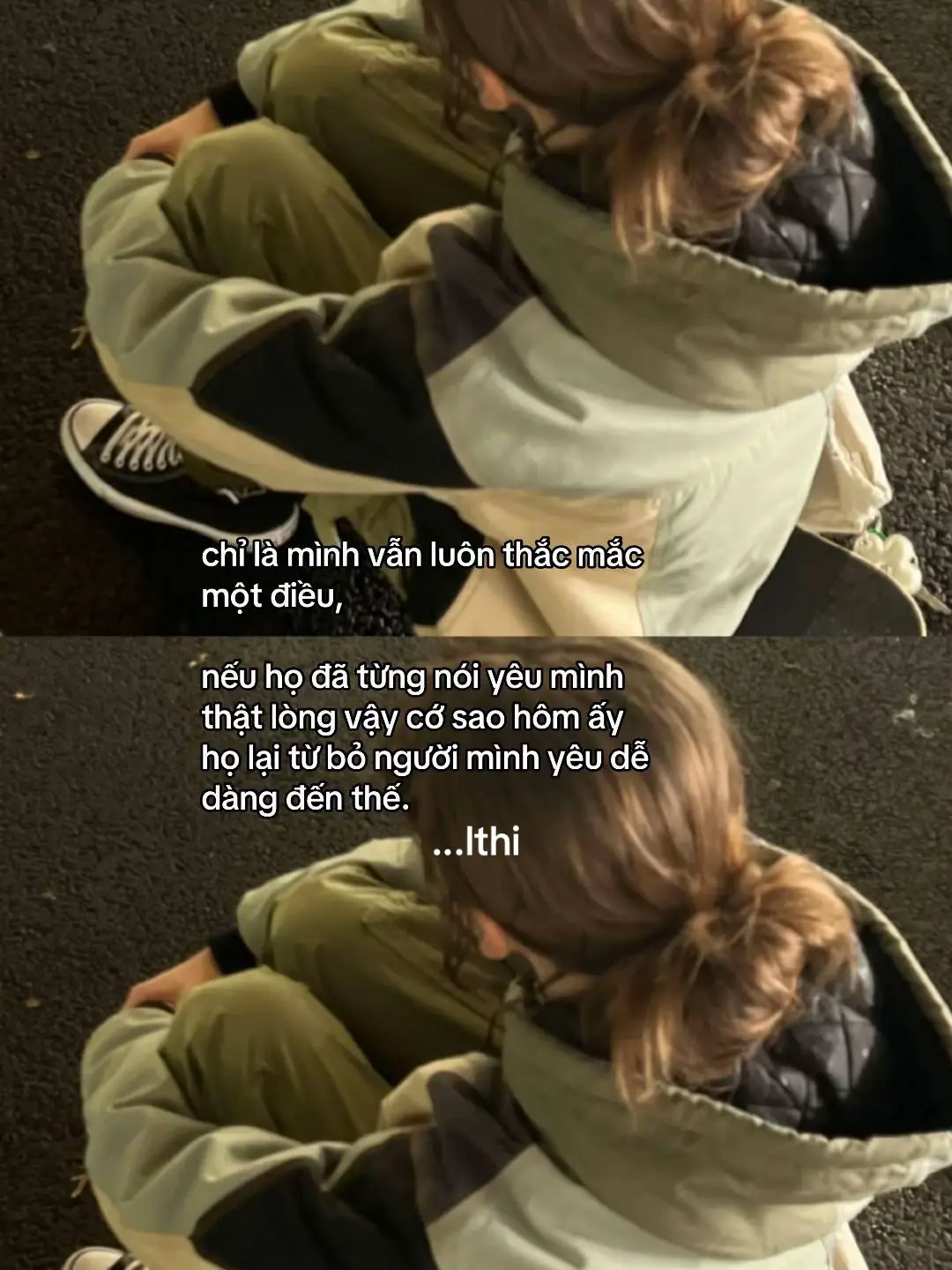 Rốt cuộc hạnh phúc là gì...đôi khi đâu phải cứ yêu thương vô điều kiện là giữ được nhau...lthi