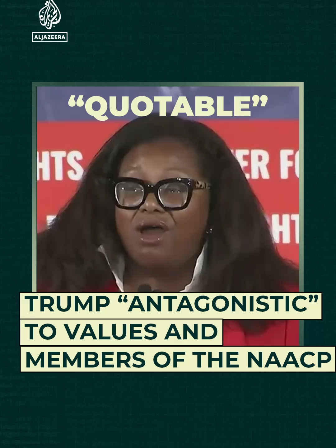 Joi Chaney, a political strategist, says the NAACP’s decision not to invite the US president to its national convention reflects how Black communities are feeling about Donald Trump. A recent survey showed a dip in support. #news