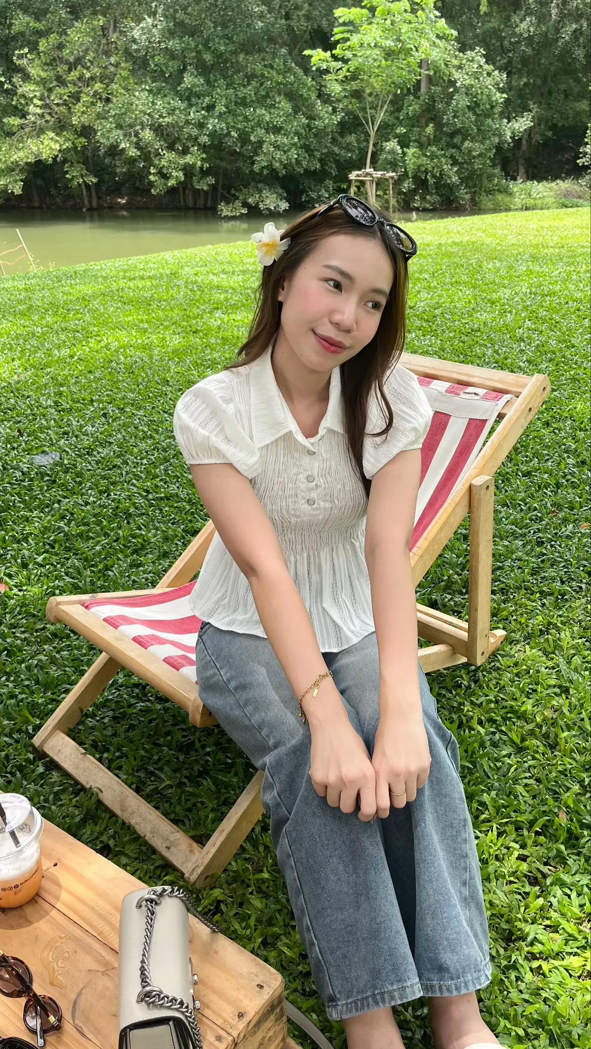 ความน่ารักเต็ม10 #เสื้อผ้าแฟชั่น #เสื้อโปโลผู้หญิง #เสื้อแขนตุ๊กตา #เสื้อสม็อค #เสื้อสาวอวบ #สาวอวบใส่ได้ #เสื้อคอปกแขนสั้น #OOTD #เสื้อแขนพอง #เสื้อน่ารัก #outfit #ไอเดียแต่งตัว #กางเกงยีนส์ #กางเกง #กางเกงขายาว #กางเกงยีนส์สีสนิม #ชุดไปคาเฟ่ 