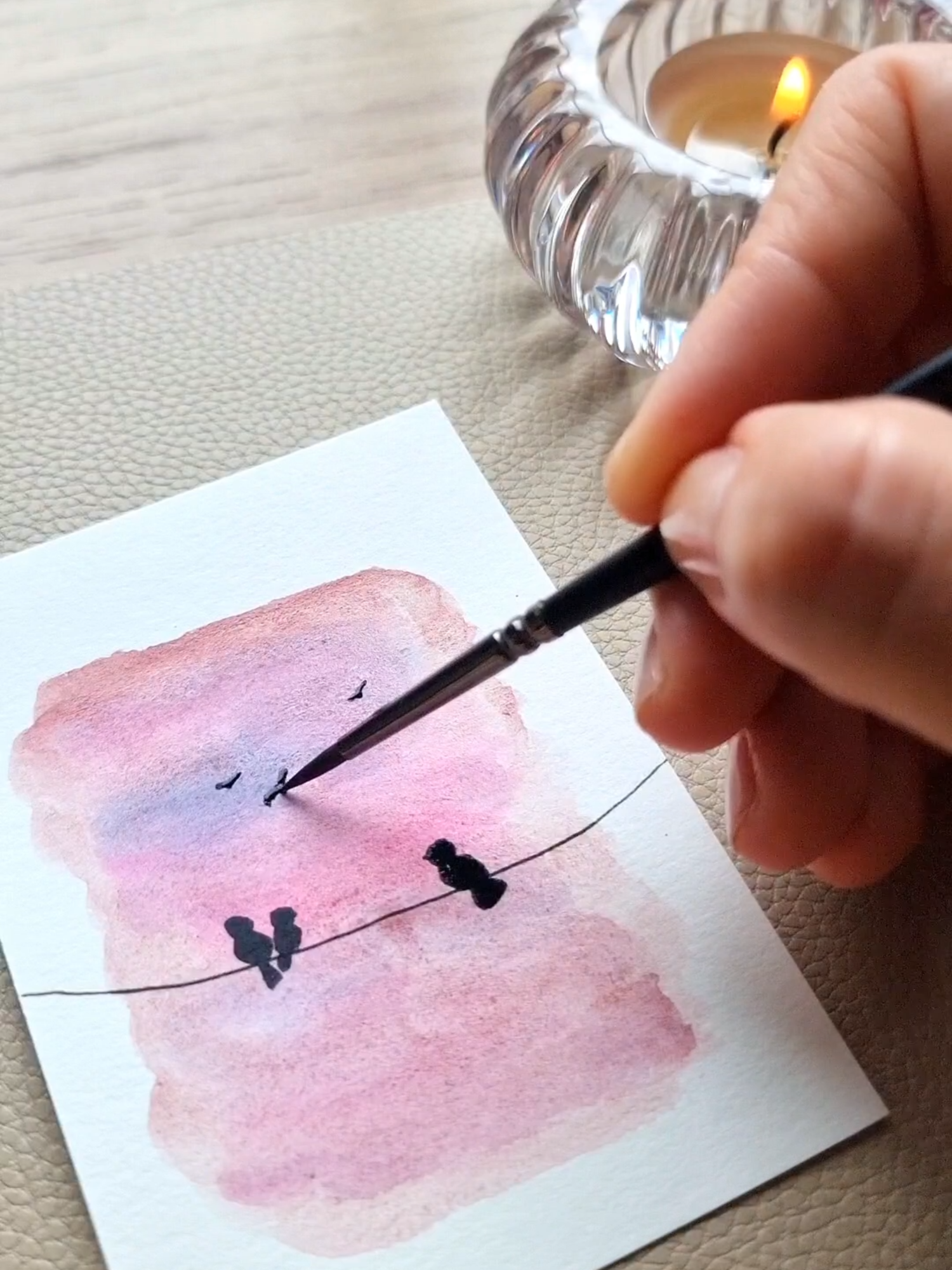 One minute watercolor 🐦🐦🐦- In nur einer Minute entsteht ein zartes Aquarellmotiv – schnell, einfach und entspannend. 🎨✨ Perfekt für Anfänger:innen oder alle, die kreative Pausen lieben. Lass dich inspirieren und probier’s selbst aus! #watercolorpainting #easy #easypainting #shorts #aquarellmalerei #malen#oneminutewatercolor #watercolorbirds #aquarellkunst #diyart #artvideo #malenlernen #creativeprocess #kunstfüralle #sketchbookinspiration #birdart#watercolorinspo #schnellgemalt #minimalart #artreels #kreativzeit