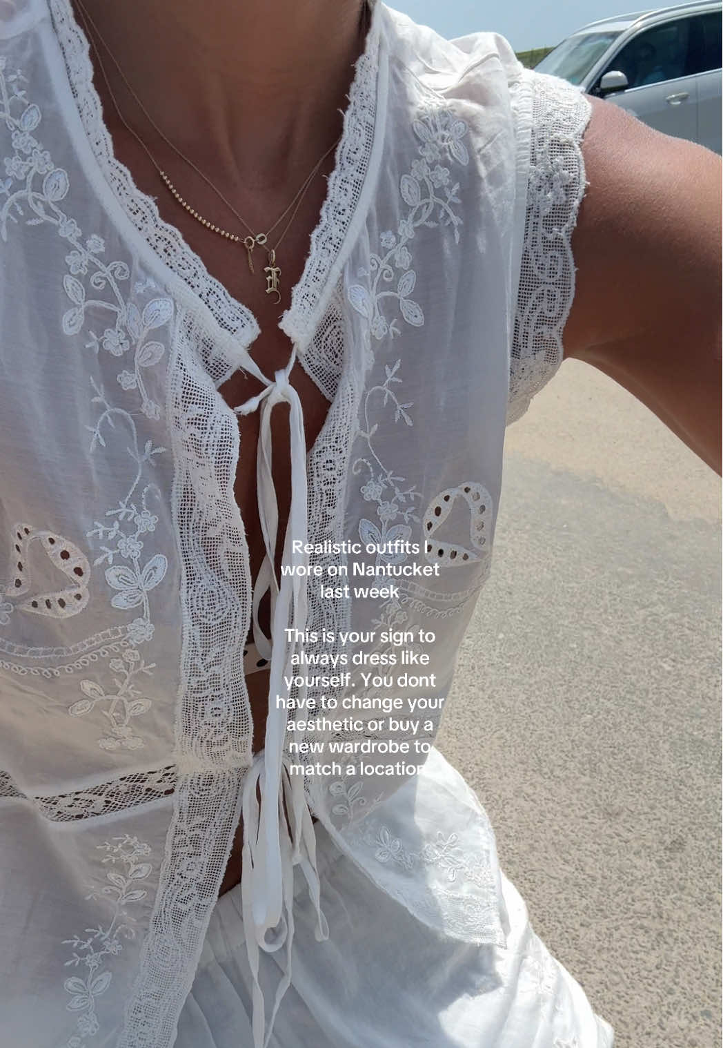 This is your sign to be the aesthetic !! Don’t change your style match where you travel. So here are Realistic outfits I wore on a trip to Nantucket last week  #tomboychic #tomboy #eastcoastsummer #tomboyfemme #tomboyfemme #microinfluencer #creatorsearchinsights 