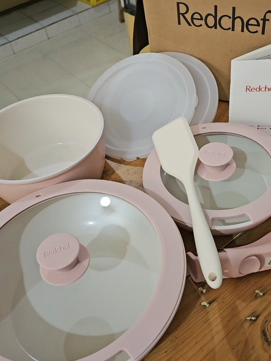 Peralatan masak berlapiskan keramik #redchefcookware #redchef #rekomendasialatmasak #wajanantilengket #panciantilengket #ceramiccookware #highlight #high 