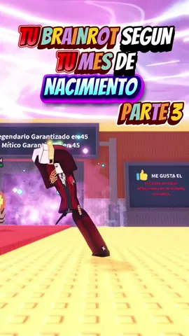 Tu brainrot según tu mes de nacimiento ☝🏻 Parte 2👉🏻@MasqueradeBry🌹 #viral_video #fypシ゚ #tumestubrainrot #paratii #masqueradebry #robloxgames  #meses 