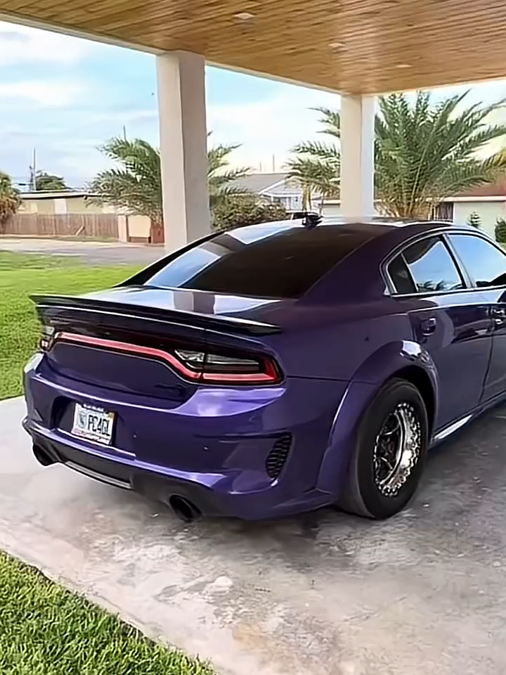 Cold start from hell. Supercharged V8 screams to life — the Hellcat doesn’t start… it detonates. 🔥💀 ⠀ The Dodge Charger Hellcat is powered by a 6.2L supercharged HEMI V8 pushing 717 hp. Known for its explosive sound and instant torque, this cold start is pure American chaos. Loud, raw, and absolutely insane. ⠀ #hellcat #charger #coldstart #supercharged #fyp