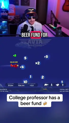College professor has a beer fund 🍻 #planegame #gofundme #beer 