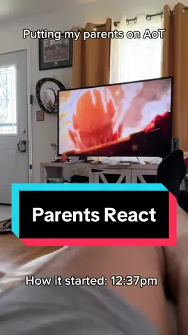 *Casually hooks parents to AoT and tell them nothing* They are invested 😂 #AttackOnTitan #aot #shingekinokyojin #erenjaeger #eren #reaction #latinos
