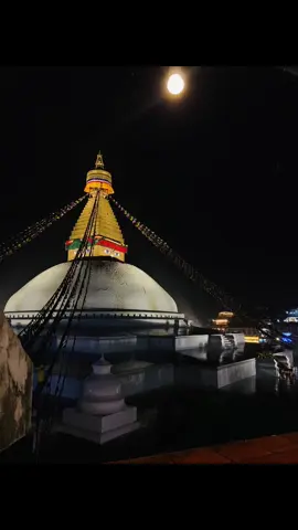 Boudha stupa night view❤️ #fyp #goviral #fyppppppppppppppppppppppp #creatorsearchinsights #xyz #xyzabc 