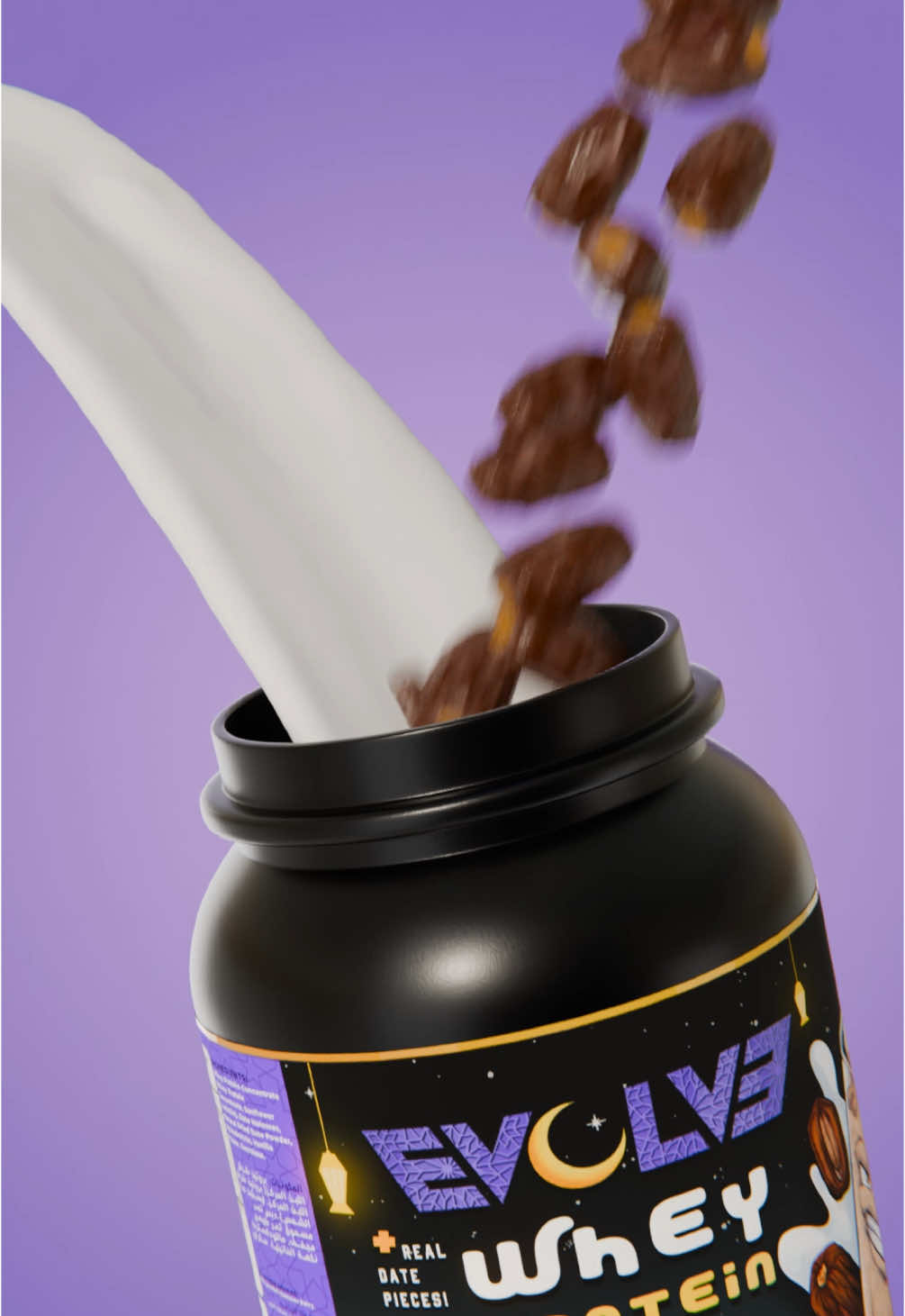 Whey protein 3d animation 🌴#animation #blender #3d 