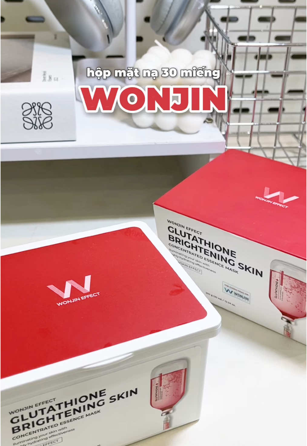 Hộp mặt nạ 30 miếng Wonjin 💕🌟 #matna #wonjin #hopmatna30mieng #xuhuong #unboxing #ilovetiktok #LearnOnTikTok 