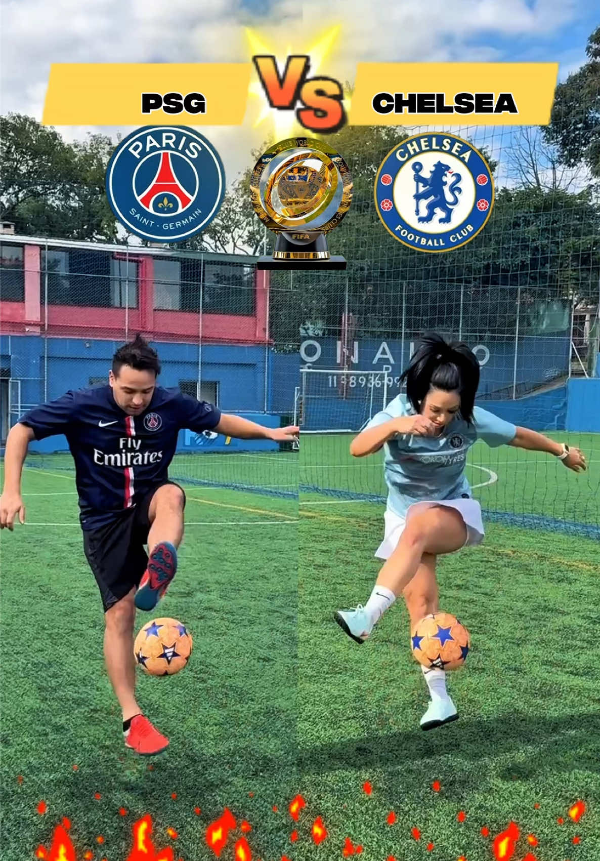 🏆 FINAL HISTÓRICA: CHELSEA x PSG 🔥 ➡️ Primeira final de Mundial entre dois clubes bilionários da Europa! ➡️ O Chelsea busca seu segundo título mundial (foi campeão em 2021). ➡️ Já o PSG nunca venceu o Mundial — nem chegou numa final até agora. ➡️ O clube francês tenta entrar pra elite dos campeões mundiais e apagar o rótulo de “sem tradição internacional”. 📊 Curiosidade: As duas equipes somadas já investiram mais de 2 bilhões de euros em contratações na última década. 😱💰 👀 Comenta teu palpite pra essa final 👇 Chelsea ou PSG? 💙❤️ #Chelsea #PSG #MundialDeClubes #FIFAClubWorldCup2025 #FinalÉpica #CuriosidadesDoFutebol 